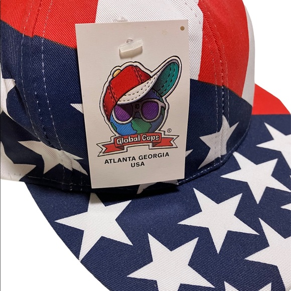 Vintage Global Caps United States Snap Back Hat NWT - Picture 2 of 9